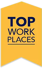 Top work places logo.